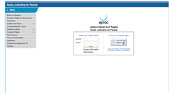 Desktop Screenshot of eproc.jfpr.jus.br